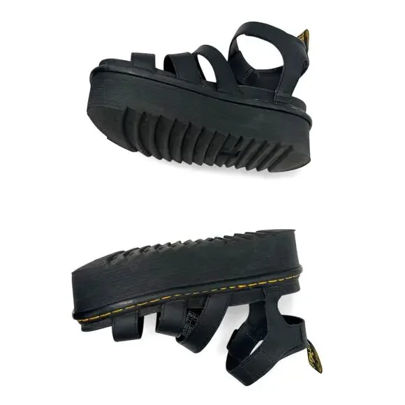 Dr. Martens Black Platform Sandals 7 - Picture 5 of 6